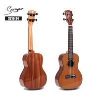 SS16-24 Solid Tops Ukulele para sa Mga Nagsisimula sa Paggawa ng China