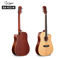 GA-412 Spruce Acoustic Guitar Para sa Mga Nagsisimula