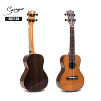 SS17-24 Top Quality Ukulele Cedar Wood Wholesale Uke